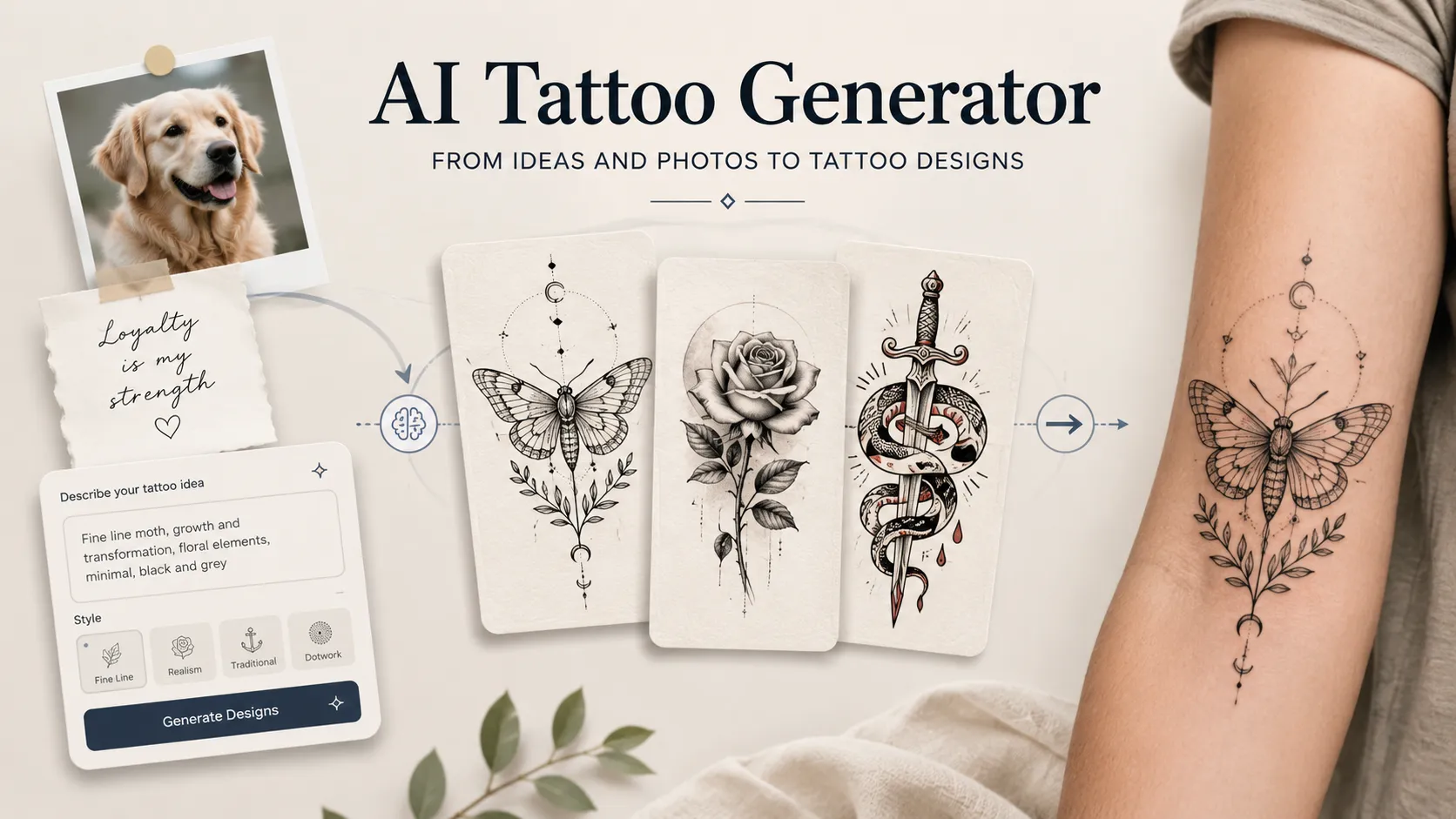 How to Create Tattoo Designs with AI